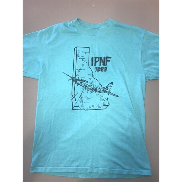 IPNF FIRE AVAIATION FIRE DEPARTMENT VTG T-SHIRT IDAHO PANHANDLE large 1 Stitch - Picture 2 of 7